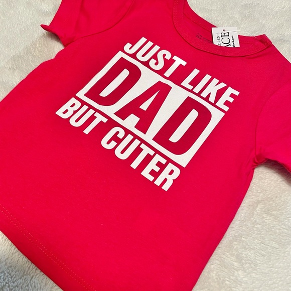 New Baby Boy’s The Children’s Place JUST LIKE DAD BUT CUTER Tee - Picture 5 of 6